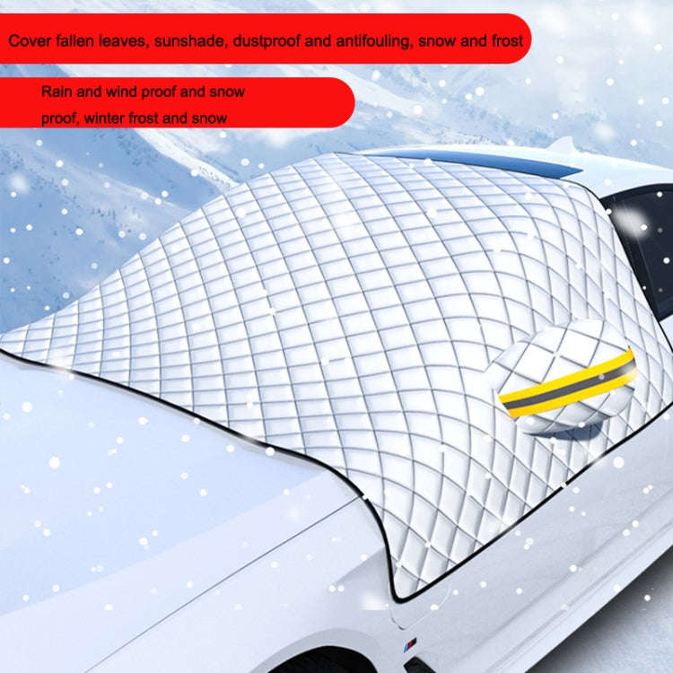 SUITU R-3945 Car Winter Front Glass Snow Shield Defrost Sunshade Thickened Car Clothing, Style: N...