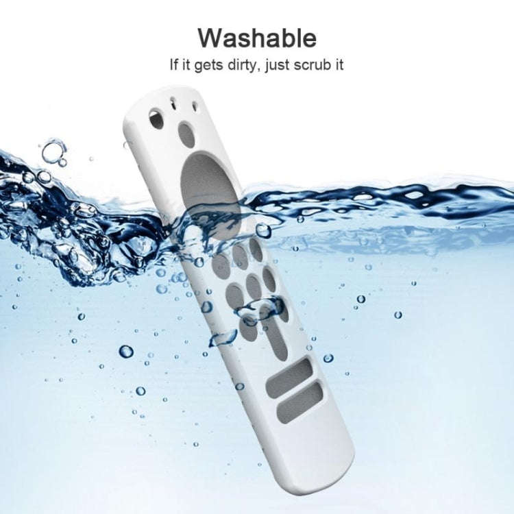 2 PCS Y27 For Alexa Voice Remote 3rd Gen Silicone Non-slip Protective Cover(Luminous Chantilly Gr...