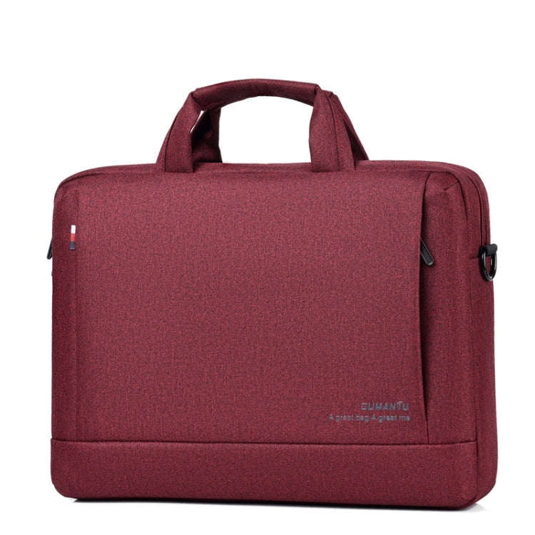 OUMANTU 020 Event Computer Bag Oxford Cloth Laptop Computer Backpack, Size: 13 inch(Wine Red)