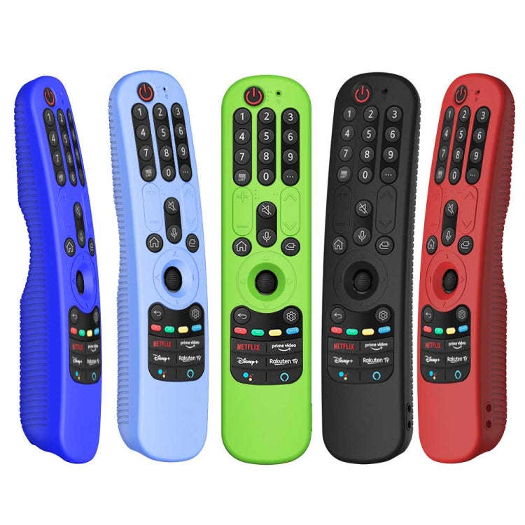 For LG An-MR21GC / AN-MR21N / AN-MR21GA TV Remote Control Silicone Protective Case(Black)