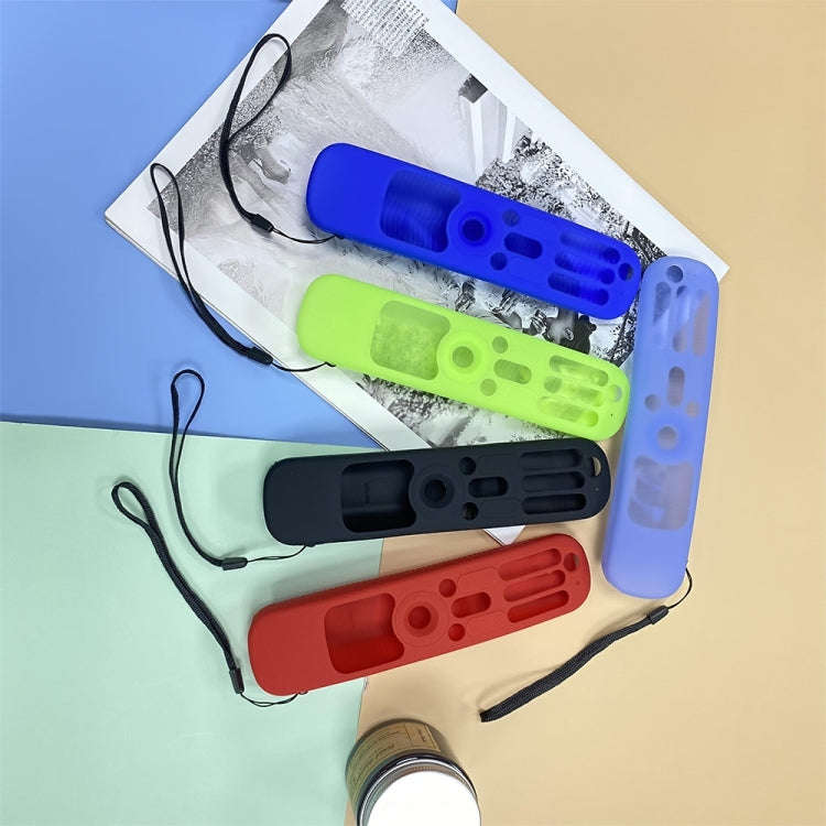 For LG An-MR21GC / AN-MR21N / AN-MR21GA TV Remote Control Silicone Protective Case(Luminous Blue)