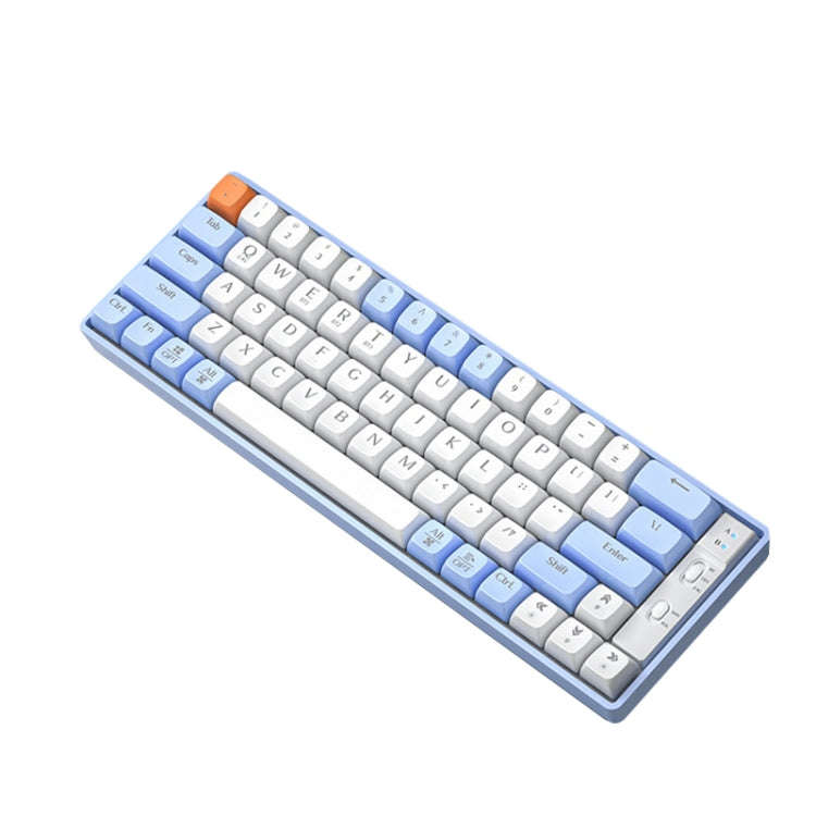 LANGTU GK65 65 Keys Wireless / Bluetooth / Wired Three Model Game Mechanical Keyboard, Cable Leng...