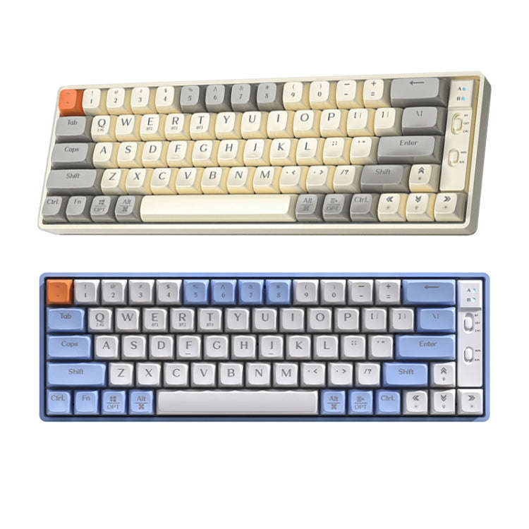 LANGTU GK65 65 Keys Wireless / Bluetooth / Wired Three Model Game Mechanical Keyboard, Cable Leng...