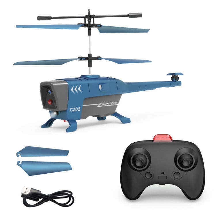 HeiFeng CZ02 Obstacle Avoidance Remote Control Aircraft, Color: 2.5CH Blue