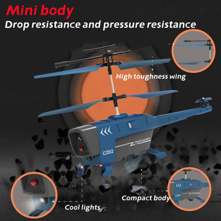HeiFeng CZ02 Obstacle Avoidance Remote Control Aircraft, Color: 3.5CH Silver