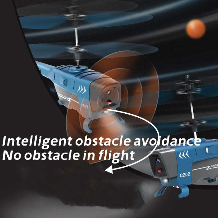 HeiFeng CZ02 Obstacle Avoidance Remote Control Aircraft, Color: 3.5CH Silver
