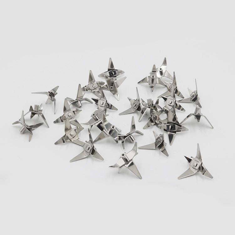 50 PCS CA-22 Short Axis Six Leaf Mixing Knife Juicer General Accessories Stainless Steel Blade