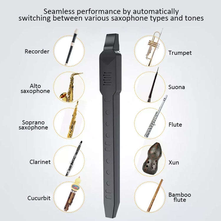 Mini Digital Electronic Saxophone Wind Instrument for Imitation of Various Musical Instrument Sou...