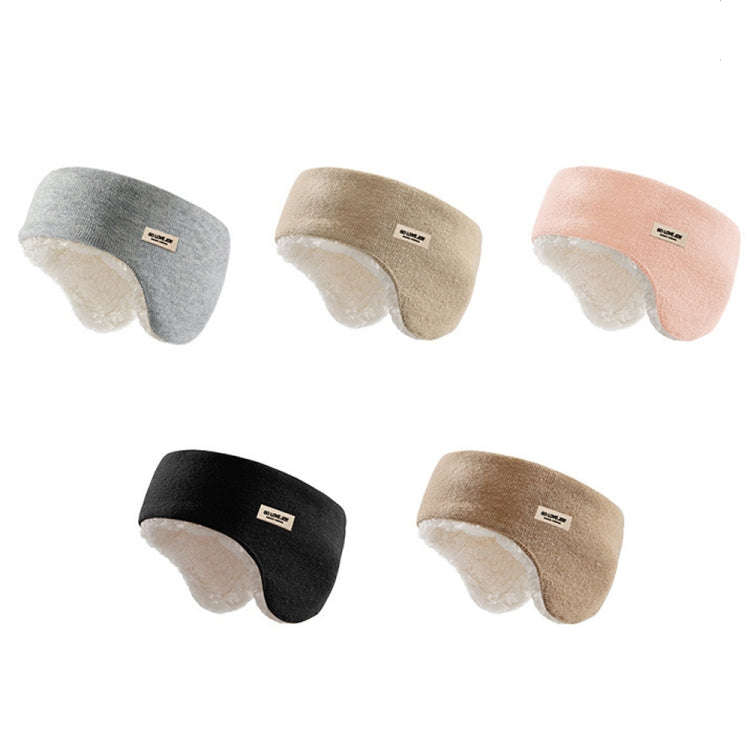 Golovejoy Winter Warm Soundproof Earmuffs + Earplugs Set Sleep Eye Mask(Black)