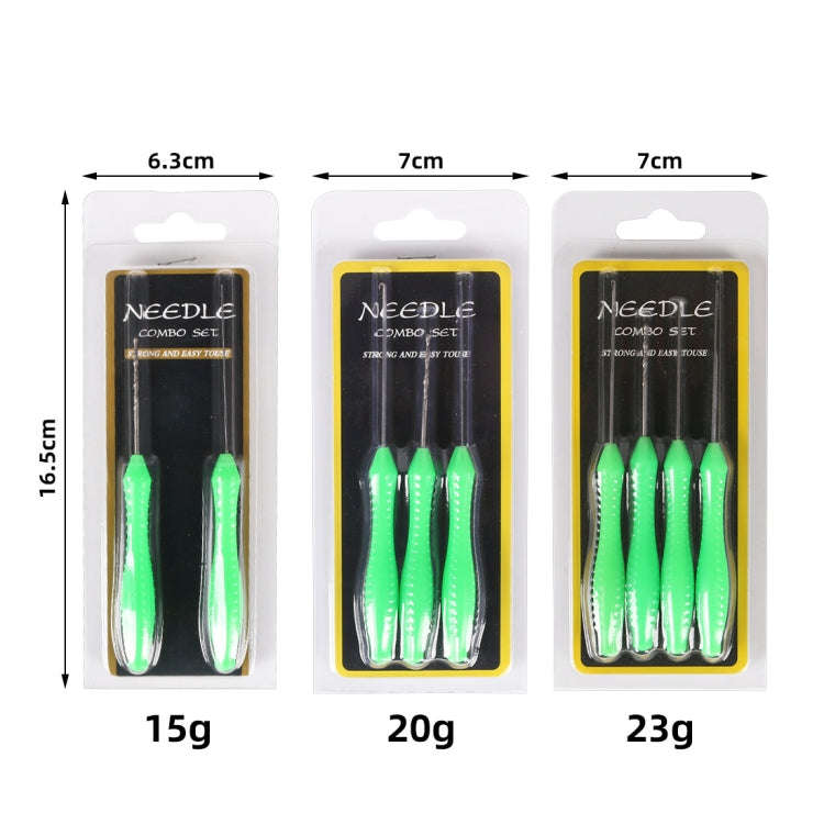 3 PCS / Set Carp Fishing Hook Needle Fishing Bead Bait Hook Needle