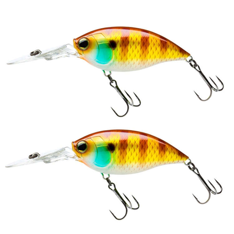 CB034/D 2pcs Inner Laser Deep Dive Sea Fishing Rock Fat Fake Bait Plastic Stiff Bait