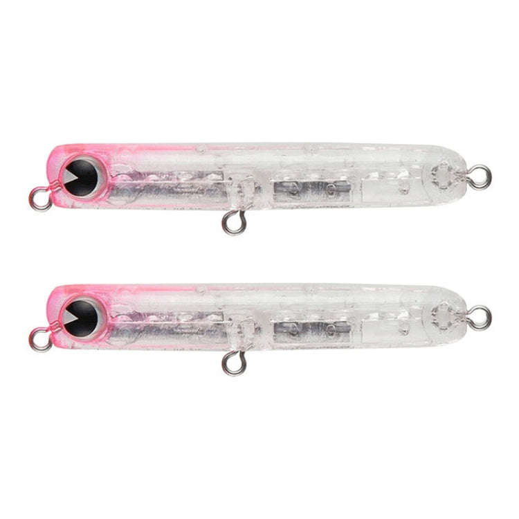2pcs 4.8g 60mm Microbacter Pencil Top Horse Mouth Lure Bait Bionic Bait(A)