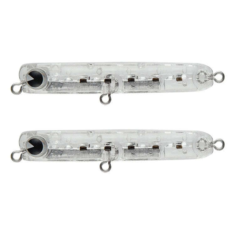 2pcs 4.8g 60mm Microbacter Pencil Top Horse Mouth Lure Bait Bionic Bait(D)