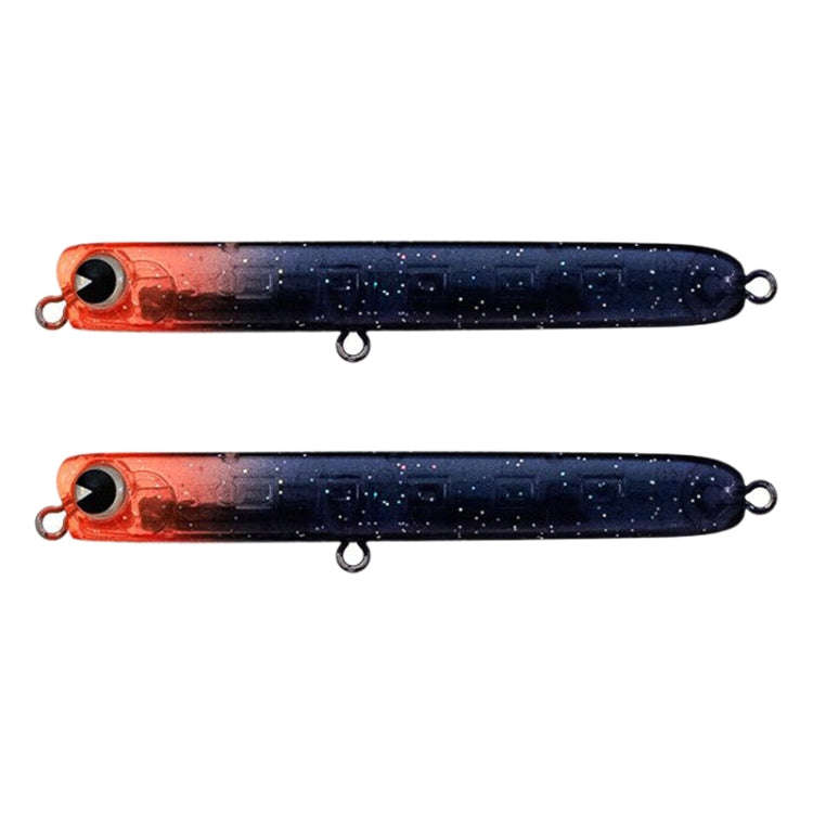 2pcs 4.8g 60mm Microbacter Pencil Top Horse Mouth Lure Bait Bionic Bait(I)