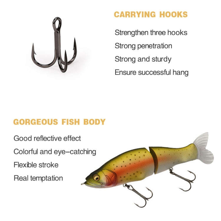 135mm Lure Bait Bionic Fishing Lures Slowly Sinking Pencil Knobby Fish Hard Bait Fishing Gear(D)