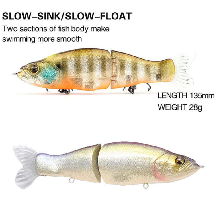 135mm Lure Bait Bionic Fishing Lures Slowly Sinking Pencil Knobby Fish Hard Bait Fishing Gear(D)