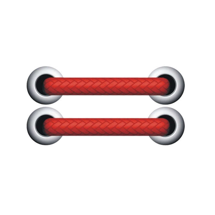 10pcs Shoelace Car Sticker Body Cover Up Scratch Patch Sticker(Red Horizontal)