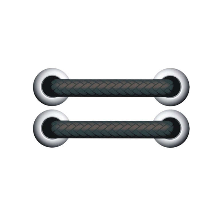 10pcs Shoelace Car Sticker Body Cover Up Scratch Patch Sticker(Black Horizontal)