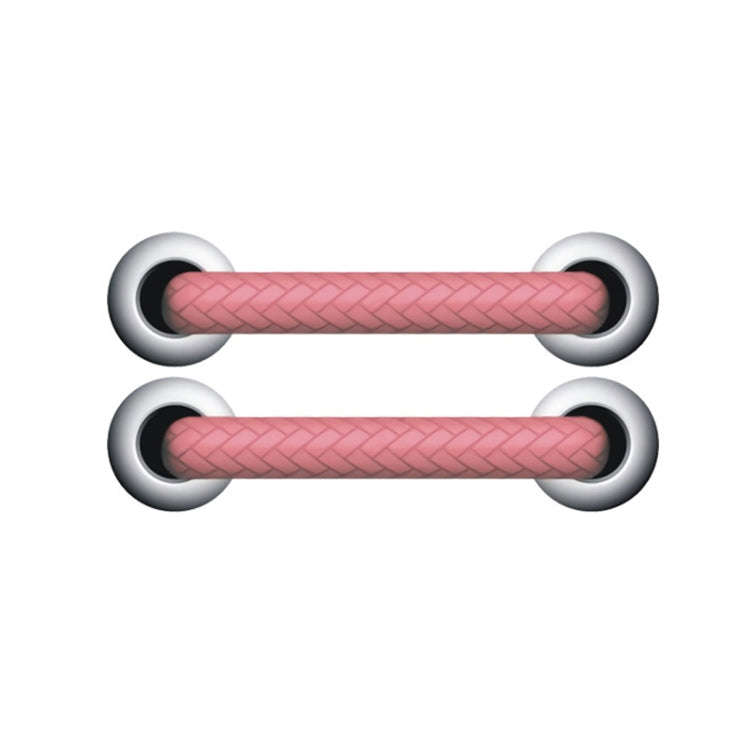 10pcs Shoelace Car Sticker Body Cover Up Scratch Patch Sticker(Pink Horizontal)