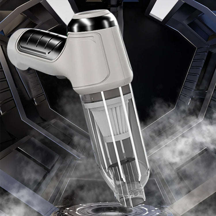 SUITU Car Wireless Wet And Wet Charging Handheld Vacuum Cleaner, Style: Basic Gray White