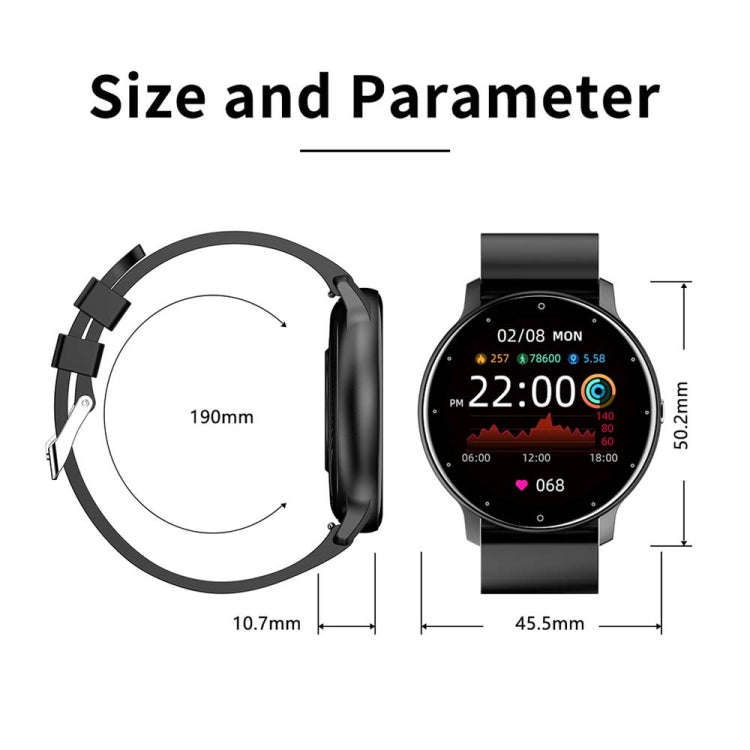 BW0223 Heart Rate/Blood Oxygen/Blood Pressure Monitoring Bluetooth Smart Calling Watch, Color: Si...