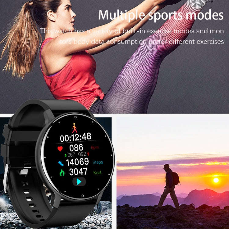 BW0223 Heart Rate/Blood Oxygen/Blood Pressure Monitoring Bluetooth Smart Calling Watch, Color: Si...