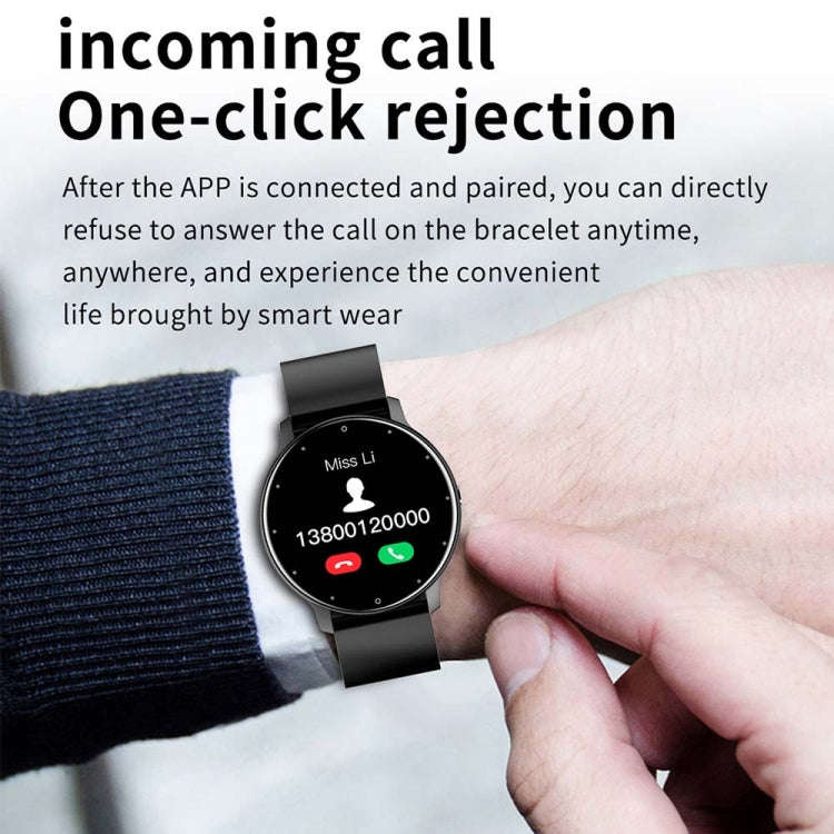 BW0223 Heart Rate/Blood Oxygen/Blood Pressure Monitoring Bluetooth Smart Calling Watch, Color: Si...