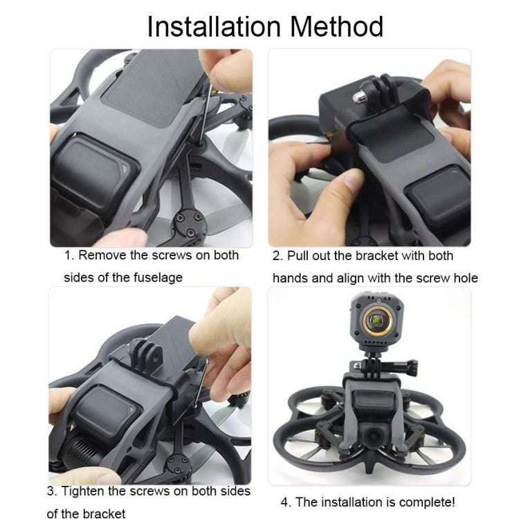 For DJI Avata CQT Upper Expansion Adapter Sports Camera Bracket(913356)