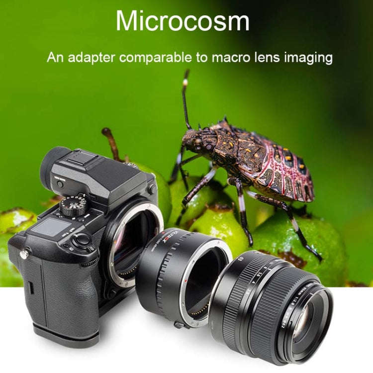 For Fujifilm 50R/50S VILTROX DG-GFX45mm Camera Medium Format Macro Adapter