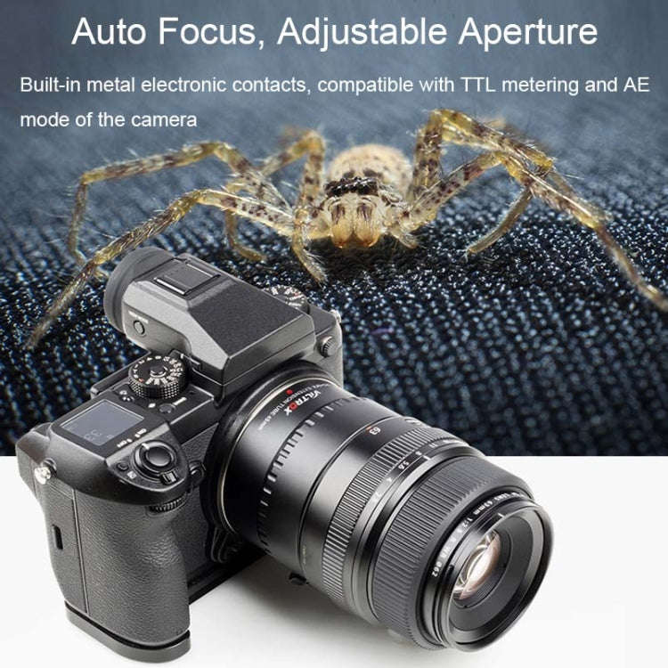 For Fujifilm 50R/50S VILTROX DG-GFX45mm Camera Medium Format Macro Adapter