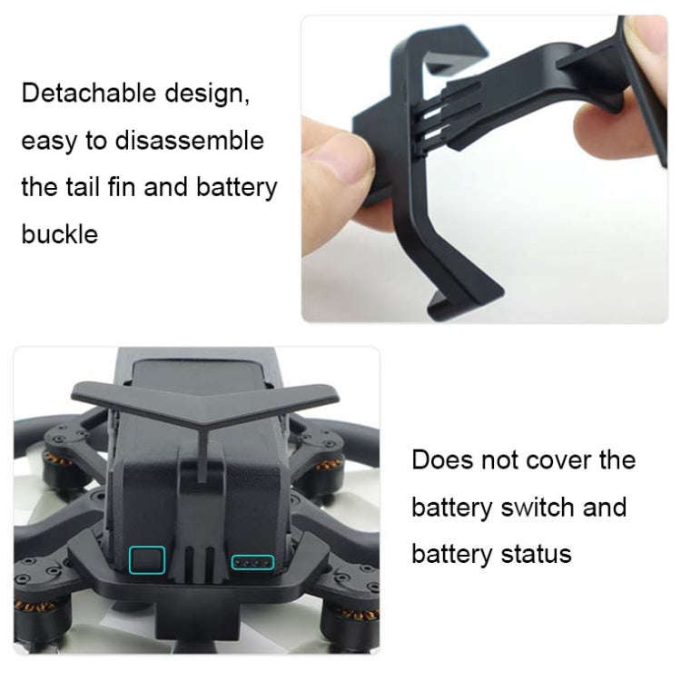 For DJI Avata CQT 2 In 1 Battery Anti-Falling Decorative Rear Wing Buckle Battery(913491)
