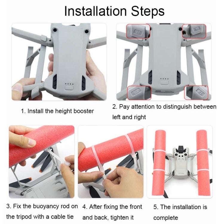 For DJI Mini 3 Pro CQT 913492 Floating Heightened Drone Landing Gear Buoyancy Rod