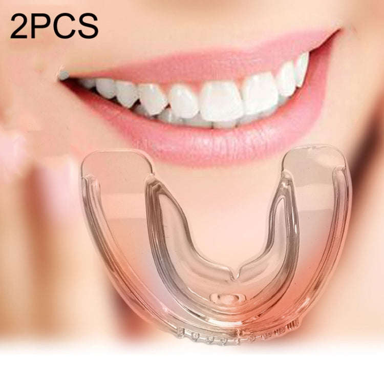 2PCS Adult Teeth Correction Night Anti-Grinding Fixing Silicone Tooth Corretor, Style: The First ...