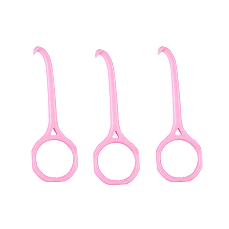 YOUTU 3pcs Invisible Braces Extractor Picking Hooks And Removing(Pink)