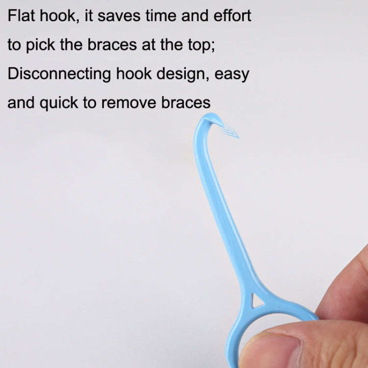 YOUTU 3pcs Invisible Braces Extractor Picking Hooks And Removing(Pink)