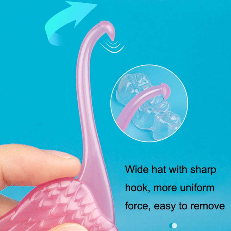 Yigate 3pcs Invisible Braces Extractor Portable Holder(Snow White)