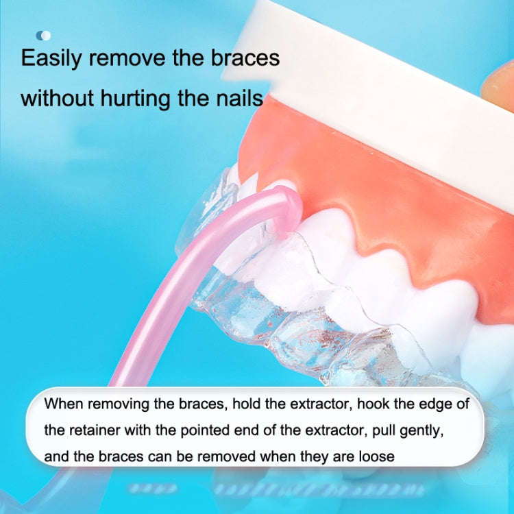 Yigate 3pcs Invisible Braces Extractor Portable Holder(Snow White)