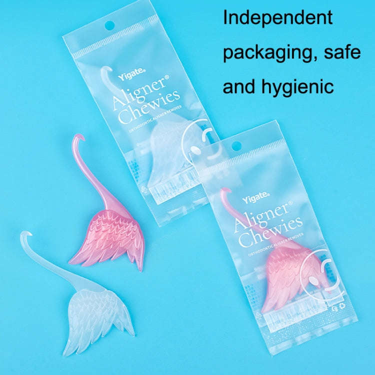 Yigate 3pcs Invisible Braces Extractor Portable Holder(Snow White)