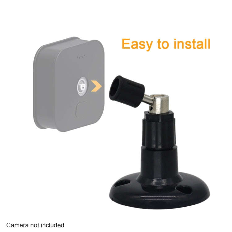 For Blink Camera 3pcs Wall Mounted Bracket Home Security Accessories(Black)