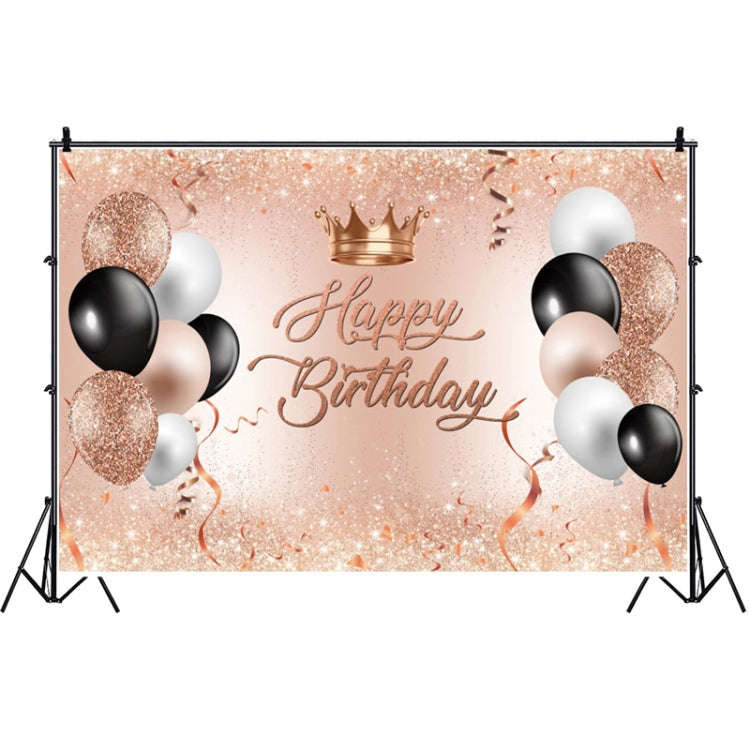 MDN12137 1.5m x 1m Rose Golden Balloon Birthday Party Background Cloth Photography Photo Pictoria...