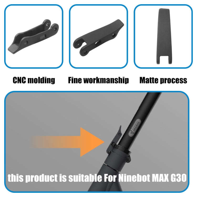 For Ninebot MAX G30  Electric Scooter Folding Spanner Buckle(Black)