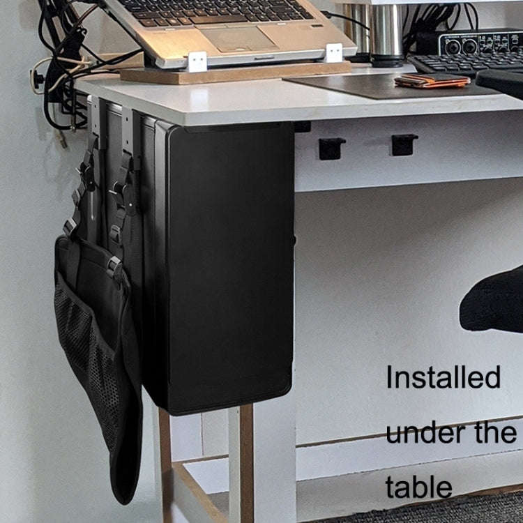 Computer Desktop Host Metal Suspension Frame Adjustable Storage, Style: Bracket