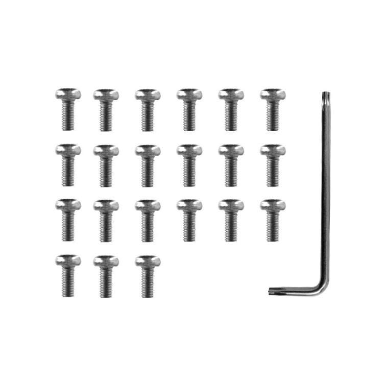 21pcs/set For Xiaomi Mijia M365 Pro Battery Compartment Screws(White)