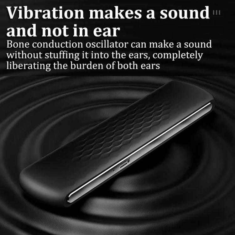 Soundproof Painless Bone Conduction Sleep Speaker Portable White Noise Sleeping Aid(White)