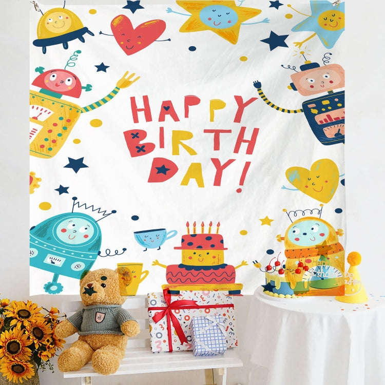 Birthday Layout Hanging Cloth Children Photo Wall Cloth, Size: 150x200cm Velvet(1)