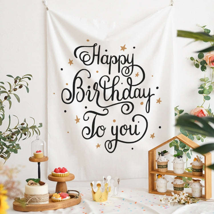 GT282 Birthday Background Cloth Party Scene Arranges Children Photos, Size: 150x200cm Velvet Clot...