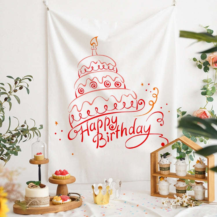 GT282 Birthday Background Cloth Party Scene Arranges Children Photos, Size: 150x200cm Velvet Clot...