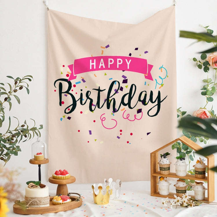 GT282 Birthday Background Cloth Party Scene Arranges Children Photos, Size: 150x200cm Velvet Clot...