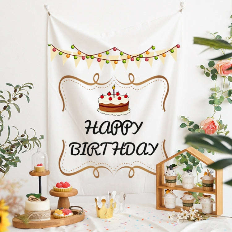 GT282 Birthday Background Cloth Party Scene Arranges Children Photos, Size: 150x200cm Velvet Clot...