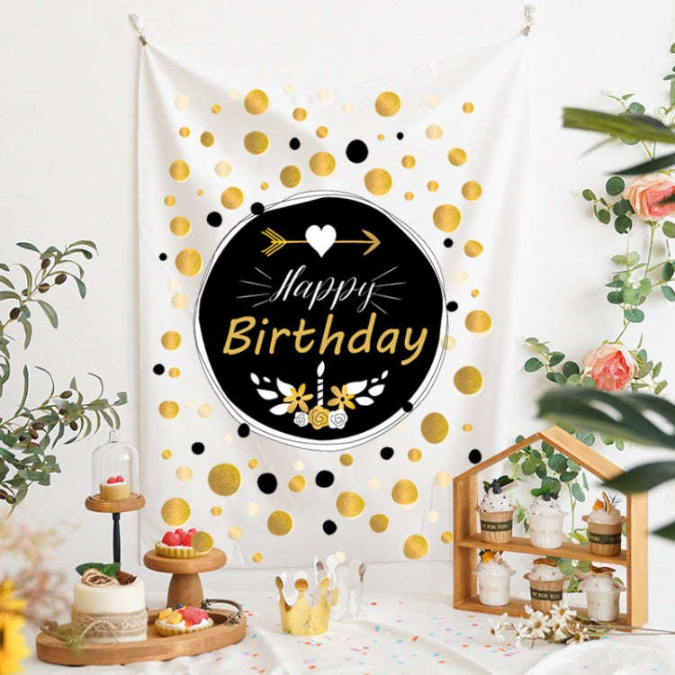 GT282 Birthday Background Cloth Party Scene Arranges Children Photos, Size: 150x200cm Velvet Clot...